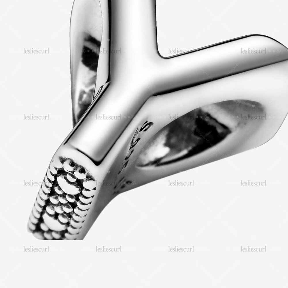 Pandora Letter Y Alphabet Charm - Picture 4 of 6